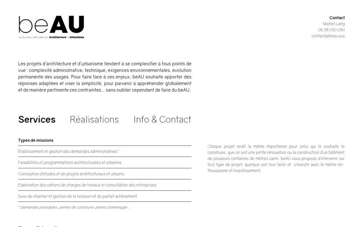 Screenshot of beau.eus