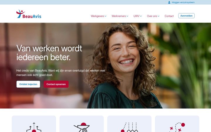 Screenshot ta' beauavis.nl