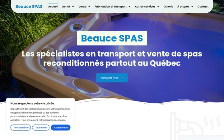 Screenshot of beaucespas.com
