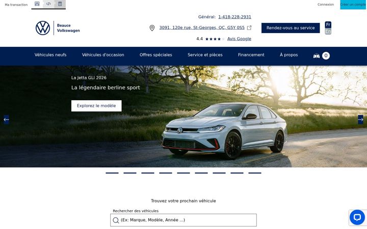Screenshot of beaucevw.com
