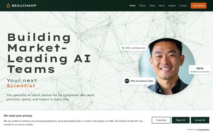 Screenshot of beauchamp-associates.ai