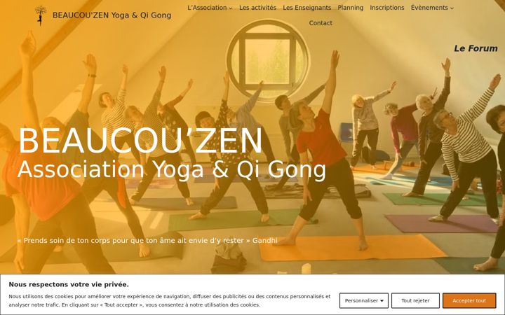 Screenshot of beaucouzen.com