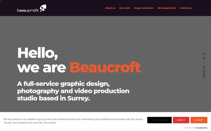 Screenshot of beaucroft.co.uk