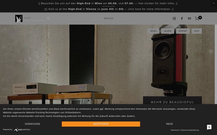 Screenshot of beaudioful.com
