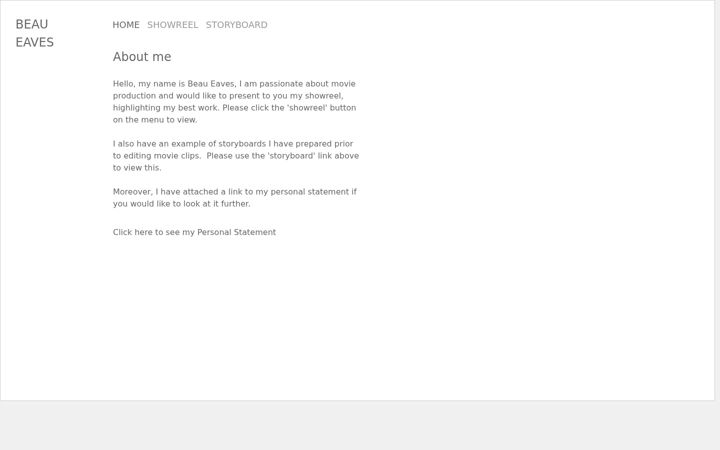 Screenshot of beaueaves.com