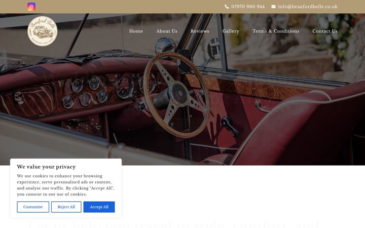 Screenshot of beaufordbelle.co.uk
