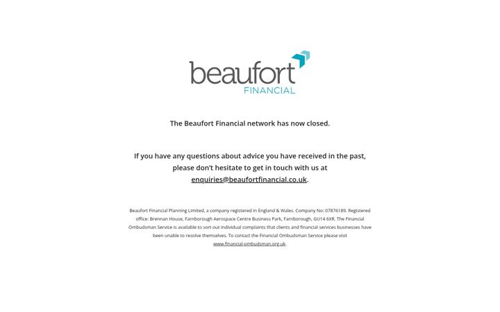Screenshot of beaufortfinancial.co.uk