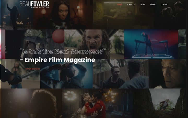 Screenshot of beaufowler.com