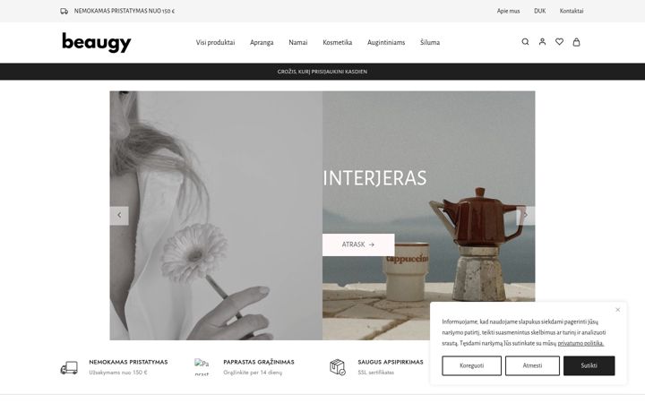 Screenshot of beaugy.eu