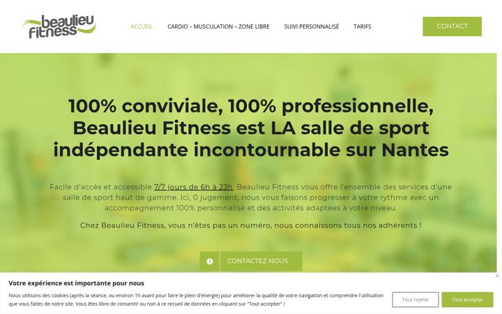 Screenshot of beaulieu-fitness.fr