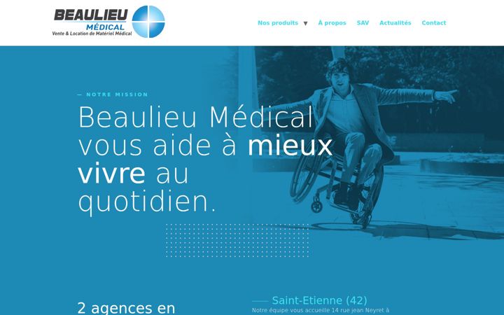 Ekrānuzņēmums no beaulieu-medical.fr