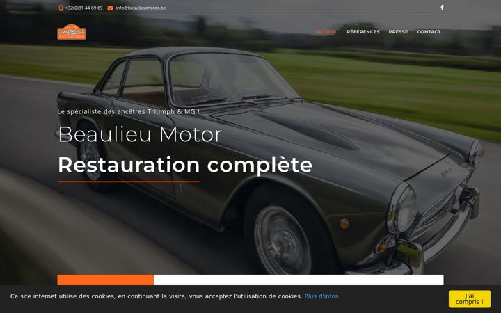 Screenshot of beaulieumotor.be