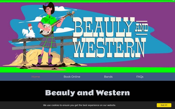 Screenshot of beaulyandwestern.scot