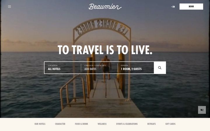 Screenshot of beaumier.com