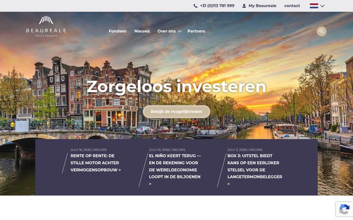 Screenshot of beaureale.com