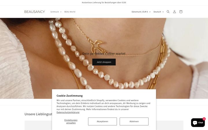 Screenshot of beausancy.com