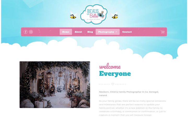 Screenshot of beausandbelles.ie