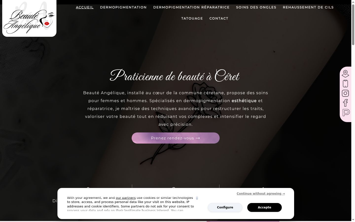 Sutikimo reklamjuostės, rodytos prieš bet kokią sąveiką, ekrano kopija