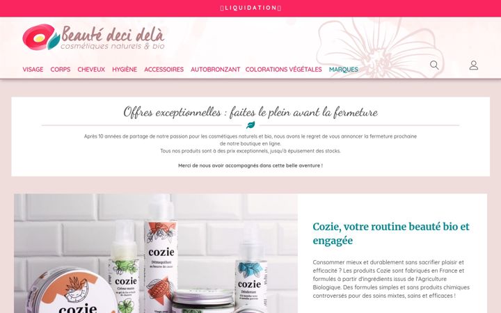 Screenshot di beaute-decidela.fr