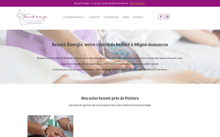 Screenshot di beaute-energie.fr