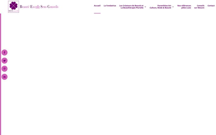 Screenshot of beaute-excelle-sens-conseils.com