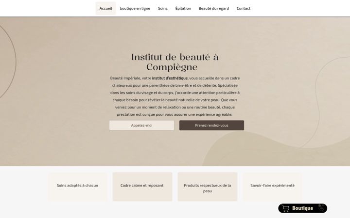 Screenshot of beaute-imperiale.fr