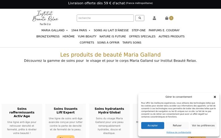 Screenshot of beaute-relax.com