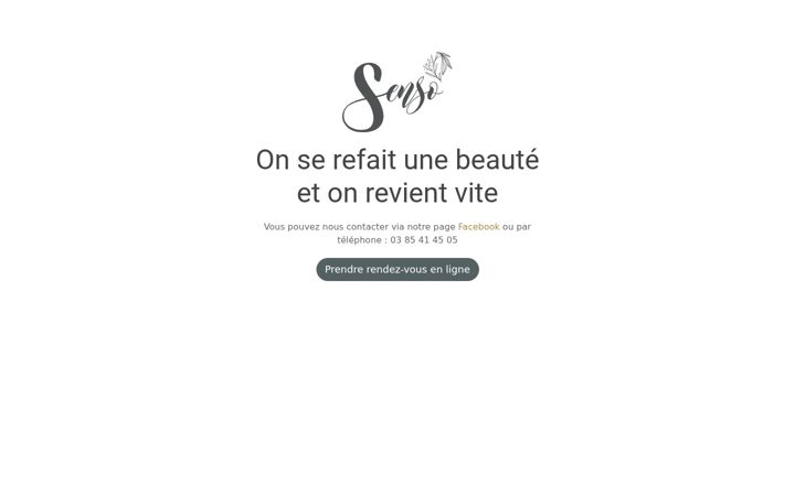 Screenshot of beaute-senso.fr