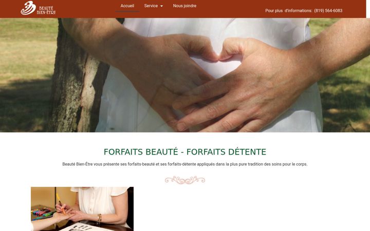 Ekraanipilt saidist beautebien-etre.net