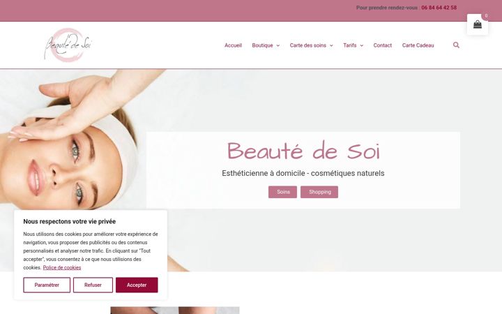 Screenshot di beautedesoi.fr