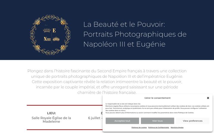 Screenshot of beauteetpouvoir.com