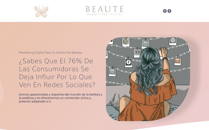 Screenshot of beautemarketing.com