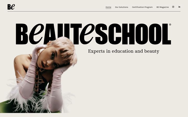 Screenshot of beauteschool.com