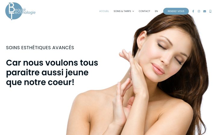 Posnetek zaslona beautetechnologie.ca