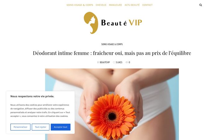Screenshot di beautevip.fr