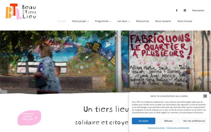 Screenshot di beautierslieu.fr