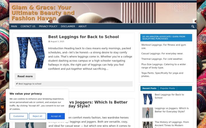 Screenshot of beautiesmaven.com