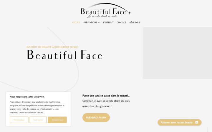 Screenshot of beautiful-face.fr
