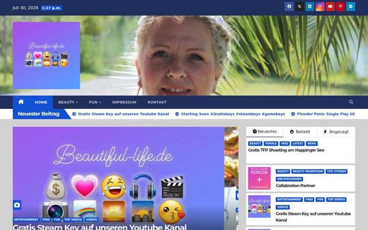 Screenshot of beautiful-life.de
