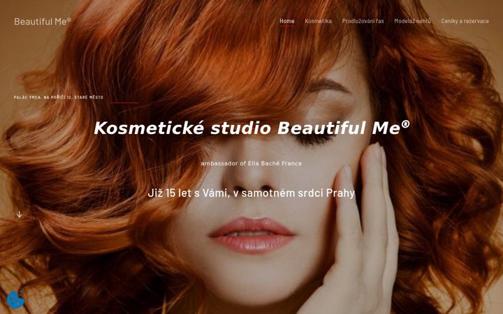 Screenshot of beautiful-me.cz
