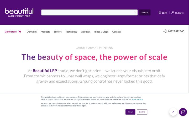 Screenshot von beautiful.co.uk