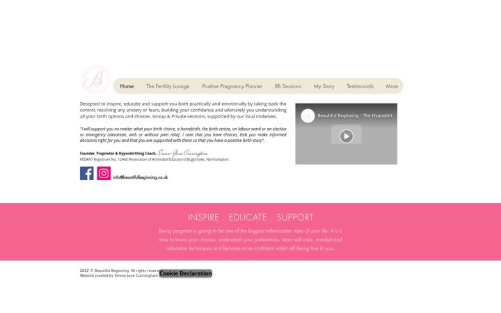 Screenshot of beautifulbeginning.co.uk