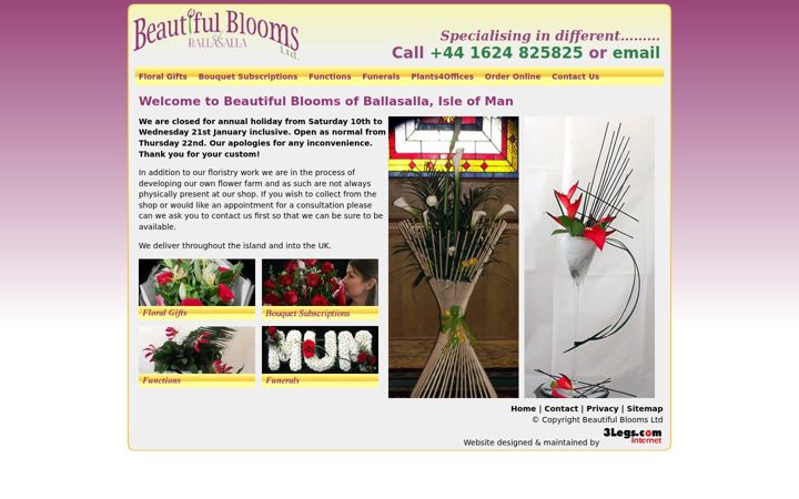 Screenshot of beautifulbloomsiom.com