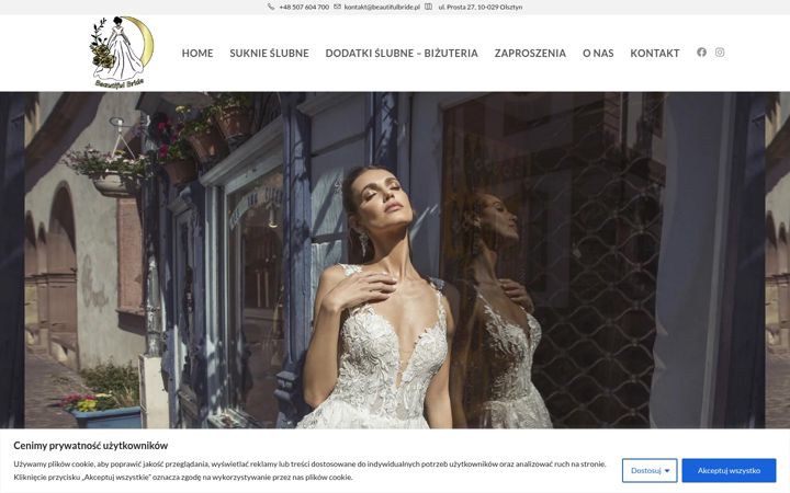 Screenshot von beautifulbride.pl