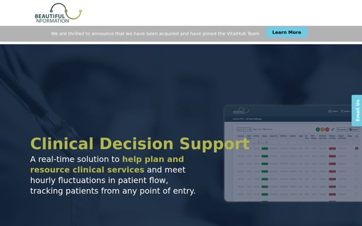 Screenshot of beautifulinformation.org