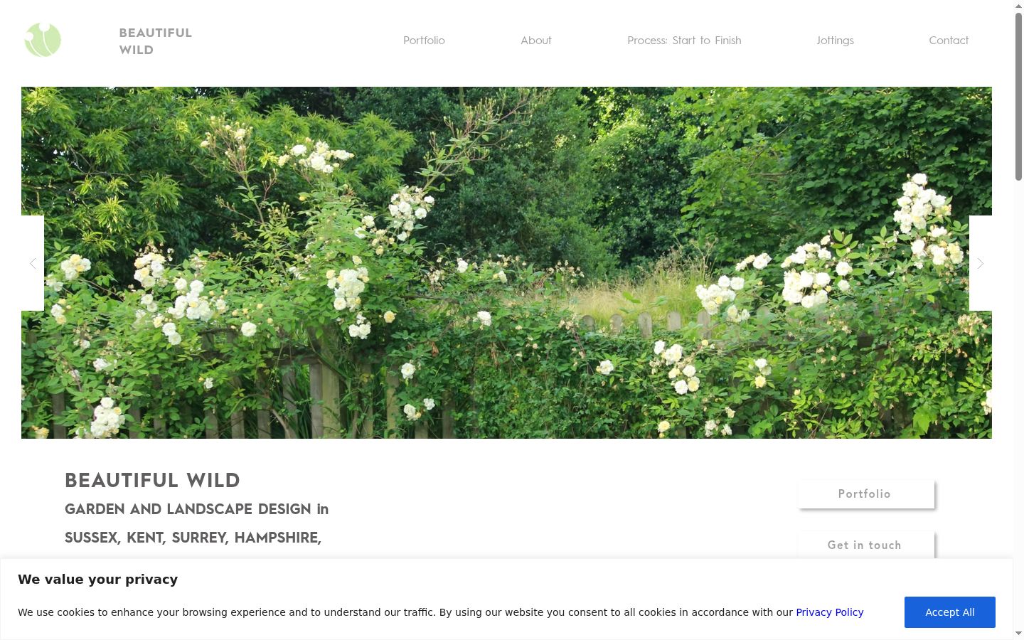 Screenshot des Einwilligungsbanners vor jeglicher Interaktion