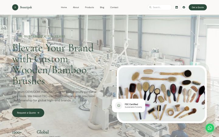 Screenshot of beautipak.com