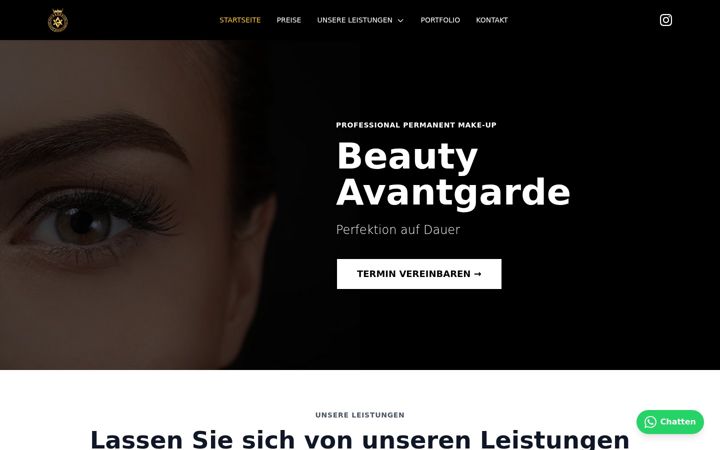 Screenshot of beauty-avantgarde.de
