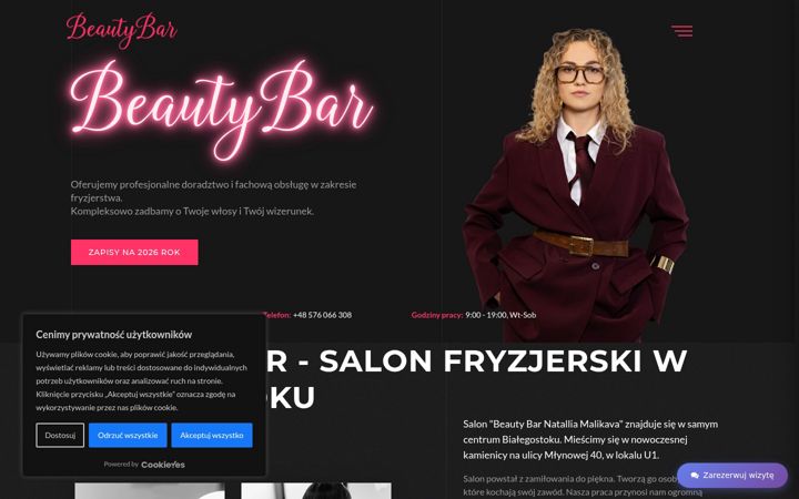 Screenshot of beauty-bar.pl
