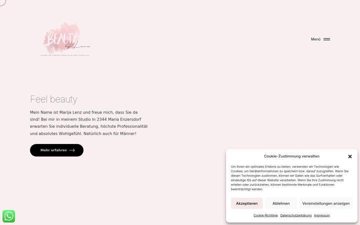 Screenshot of beauty-by-lenz.at